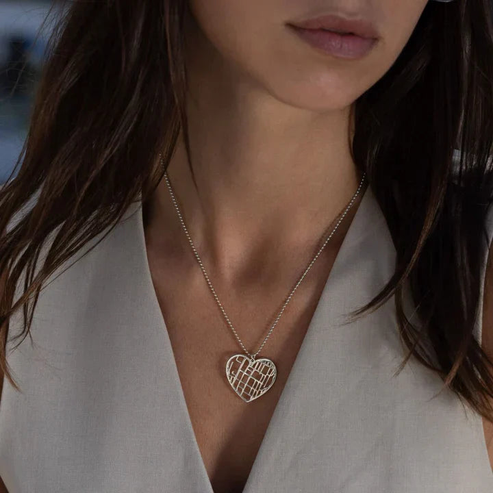 Spersonalizowany naszyjnik z mapą