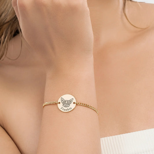 Spersonalizowana bransoletka z wizerunkiem pupila